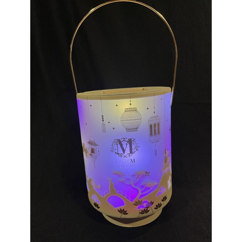 Lady M New York Lantern Mooncake Glowing Lights 2022 Limited Edition. HTF